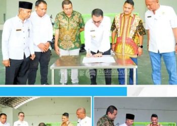 Pemkab Labuhan Batu Menerima Bantuan Becak Dari PT.Perkebunan Nusantara IV Regional 1 Labuhanbatu