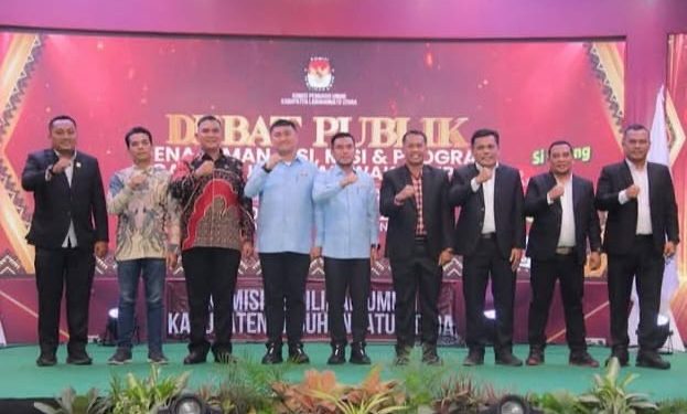 Pjs.Bupati Labuhan Batu Utara Hadiri Acara Debat Publik Penajaman Visi dan Misi Calon Bupati