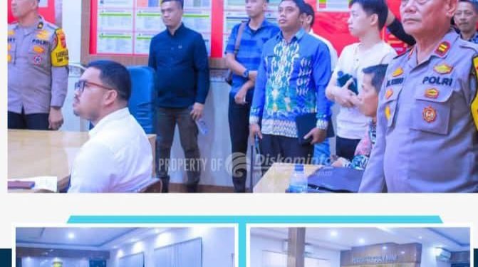 Jelang Nataru Kadis Kominfo dan Dishub Labura Ikuti Rapat Koordinasi Lintas Sektokral Dengan Polres Labuhan Batu