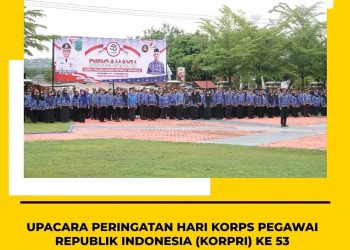 Pemkab Paluta Selenggarakan Upacara Peringatan HUT KORPRI Ke-53