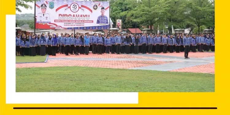 Pemkab Paluta Selenggarakan Upacara Peringatan HUT KORPRI Ke-53