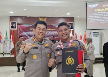 Bhabinkamtibmas Polres Labusel Juara 1 Kelas Bahasa Arab Dasar di Dikbangspes Bahasa Asing TA 2024