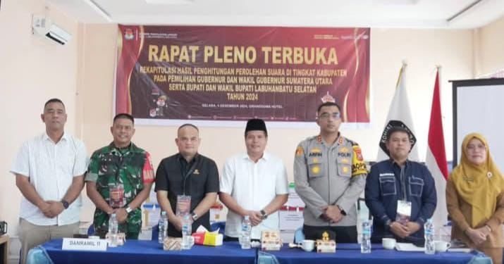 Wabup Ahmad Padli Hadiri Rapat Pleno Rekapitulasi Perolehan Suara Pemilihan Kepala Daerah