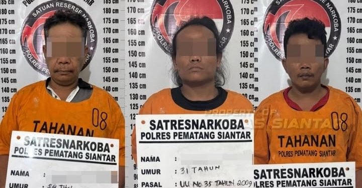 Tiga Pengedar Narkoba Di Jalan Sisingamangaraja Berhasil Di Amankan Polres Kota Pematangsiantar