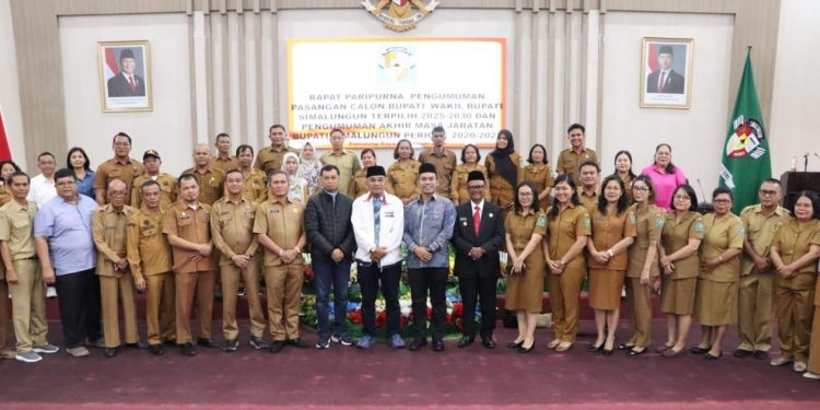 DPRD Simalungun Umumkan Bupati dan Wakil Bupati Terpilih Periode 2025-2030