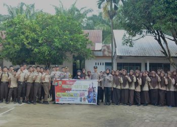 BAG SDM Polres Labusel Sosialisasikan Penerimaan Polri 2025 di SMA Negeri 2 Kotapinang