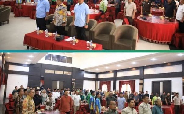 Sekda Labusel Hadiri Rakorda Dan Evaluasi Pengawasan Pemilihan Gubernur dan Wakil Gubernur, Bupati Dan Wakil Bupati, Serta Walikota Dan Wakil Walikota Tahun 2024