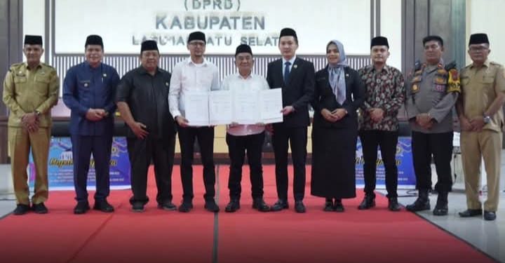 DPRD Labusel Gelar Paripurna Penetapan Bupati dan Wakil Bupati Terpilih