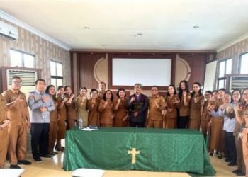 Pemkab Labusel Gelar Kegiatan Kebaktian Rutin bagi ASN yang beragama Kristen