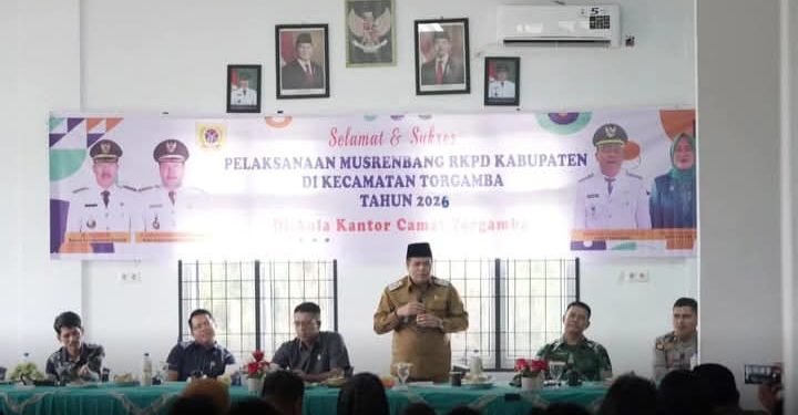 Wabup Ahmad Padli Tanjung Membuka Musrenbang RKPD Kecamatan Torgamba