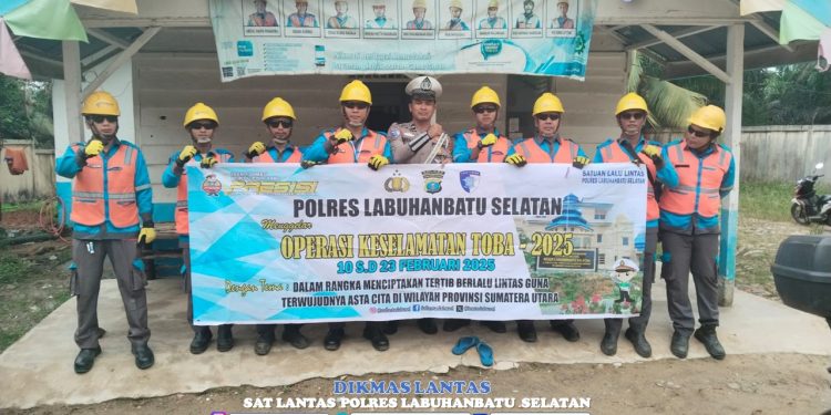 Satlantas Polres Labusel Sosialisasikan Operasi Keselamatan Toba 2025 Kepada Masyarakat