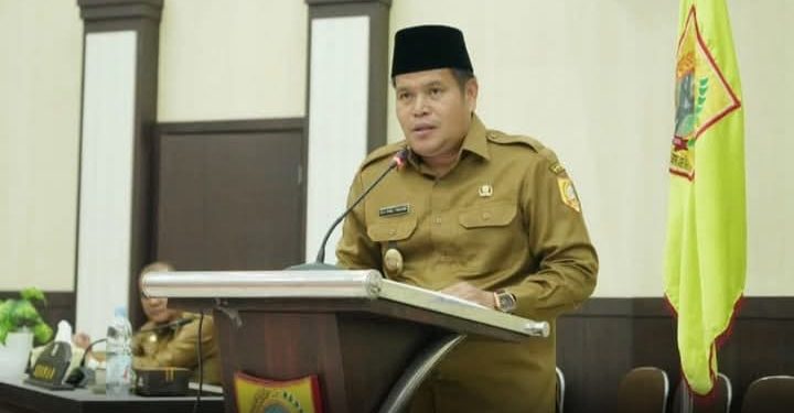 Wabup Hadiri Rapat Paripurna Penetapan Program Pembentukan Perda Kabupaten Labusel