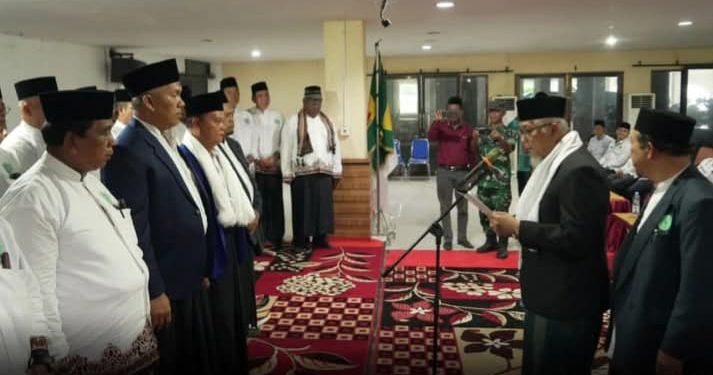 Ketua MUI Sumatera Utara Melantik Pengurus Kabupaten Labuhanbatu Selatan