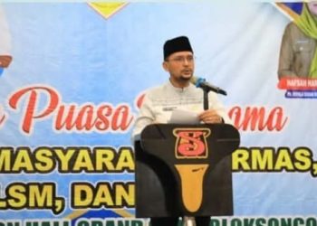 Bupati Labusel Fery Sahputra Hadiri Buka Puasa Bersama LSM,OKP dan Tokoh Masyarakat