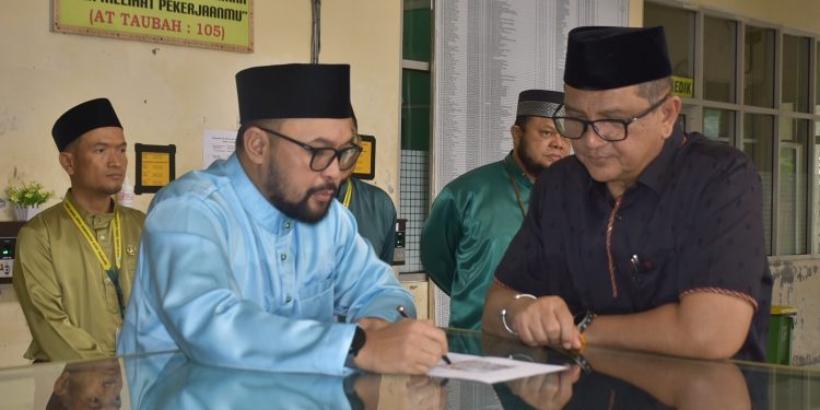 Bupati Dan Wabup Aceh Tamiang Tinjau Lokasi Pembangunan CT-Scan