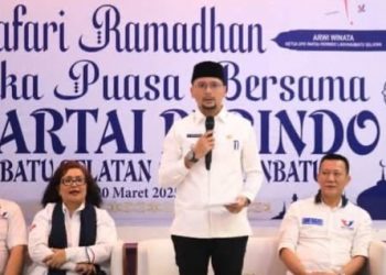 Bupati Labusel Menghadiri Safari Ramadhan DPW Partai Perindo