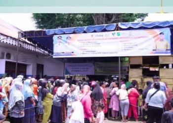Dalam rangka HBKN Ramadhan dan Idul Fitri 1446 H/2025 M, Pemkab Labusel Gelar Operasi Pasar Murah