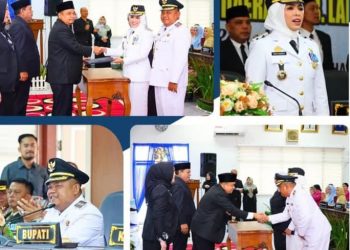 Pidato Perdana,Bupati Paparkan Misi Visi Pembangunan Kabupaten Labuhan Batu