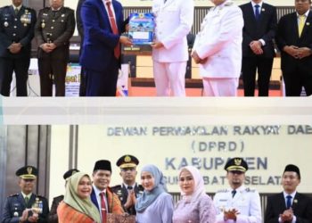Rapat Paripurna Sertijab dan Pidato Penyampaian Visi Misi Bupati-Wakil Bupati Labusel Periode 2025-2030