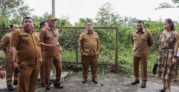 Walikota Kota Pematangsiantar Kunjungi Stadion Sepak Bola Sangna Waluh