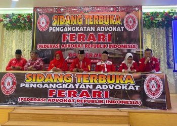 DPP FERARI Gelar Pengangkatan dan Pembekalan Advokat Angkatan X di Medan