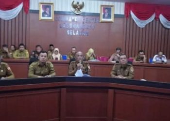 Kick-Off Laporan pendahuluan Rancangan Awal RPJMD Kabupaten Labusel tahun 2025-2029