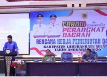 Bupati Labusel Fery Sahputra Buka Forum Perangkat Daerah Dalam Rangka Penyusunan RKPD Tahun 2026