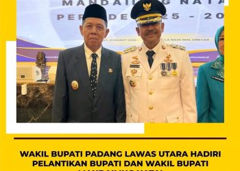 Wakil Bupati Paluta Hadiri Pelantikan Bupati dan Wakil Bupati Madina Periode 2025-2030 oleh Gubsu di Medan