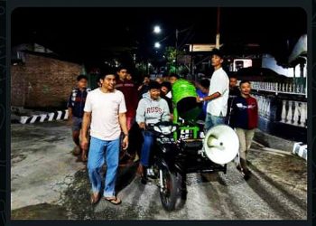 Generasi Muda Mesjid Raya Masih Tetep Eksis Membangun Warga Saat Menjelang Sahur Di Bulan Suci Ramadhan