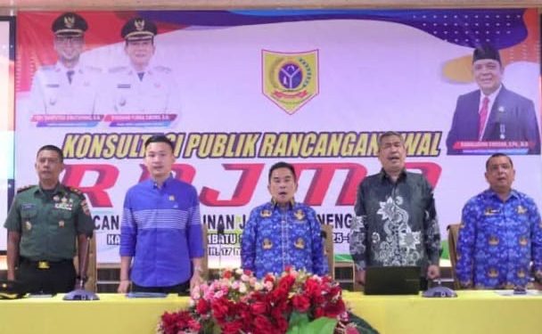Wabup Labusel Buka Forum Konsultasi Publik Rancangan Awal RPJMD Kabupaten Labusel Tahun 2025-2029