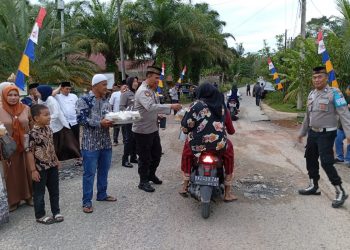 POLRES Labuhanbatu Selatan Safari Ramadhan DI Mesjid Raya AR-Rahman Desa Aek Goti KEC. Silangkitang