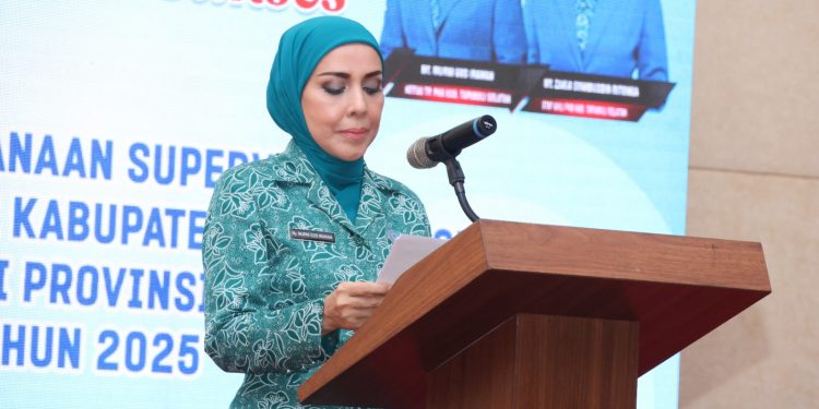 Ketua TP PKK Tapsel Sambut Tim Supervisi Provsu, Dorong Penguatan Peran Keluarga