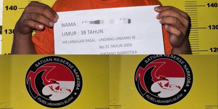 Satresnarkoba Polres Labusel Berhasil Tangkap Tiga Pria Pengedar Sabu di Jalinsum