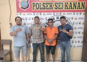Polsek Sei Kanan Ungkap Kasus Satu Pelaku Narkotika di Desa Sabungan