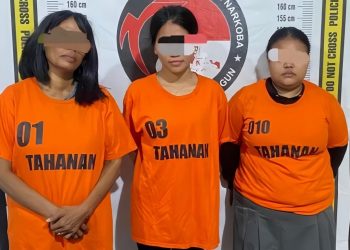 Miris, Polres Simalungun Ringkus Tiga Wanita Pengedar Sabu Di Tanah Jawa