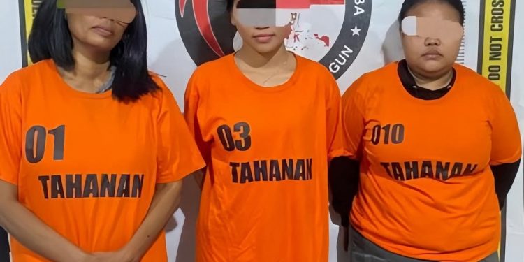 Miris, Polres Simalungun Ringkus Tiga Wanita Pengedar Sabu Di Tanah Jawa