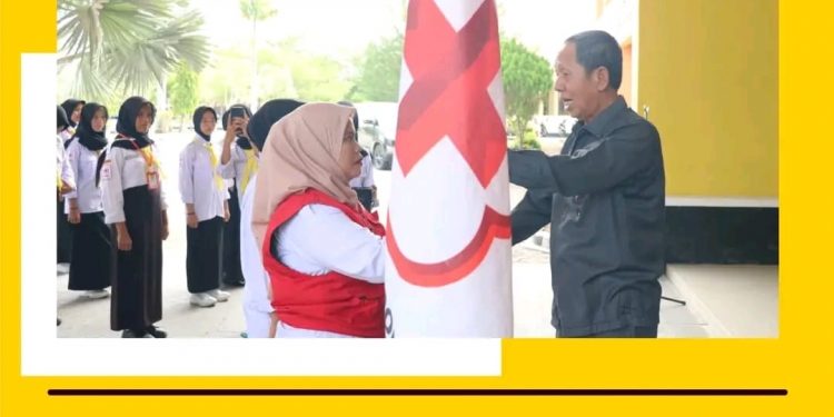 Wakil Bupati Paluta Lepas Kontingen PMI Padang Lawas Utara Mengikuti Jumpa Bakti Gembira