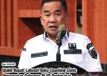 Wakil Bupati Labusel Buka Coaching Clinic Penyusunan Dokumen BLUD Puskesmas