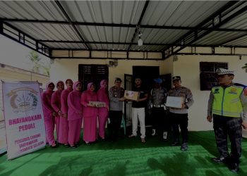 Polres Labusel Gelar Anjangsana HUT Bhayangkara ke-79, Beri Perhatian Khusus kepada Warakawuri dan Personel yang Sakit Menahun