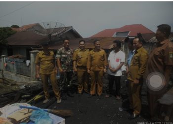 Pemko Siantar Berikan Bantuan Kepada Korban Kebakaran Di Jalan Handayani Kota Pematangsiantar