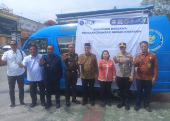 BNNK Kota Pematangsiantar Gelar Acara Hari Anti Narkoba Internasional Di Lapangan Parkir Pariwisata