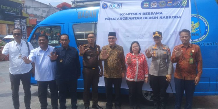 BNNK Kota Pematangsiantar Gelar Acara Hari Anti Narkoba Internasional Di Lapangan Parkir Pariwisata