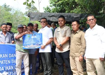 Pemkab Tapsel Melalui Dinas Perikanan Teros Genjot Program Swasembada Ikan