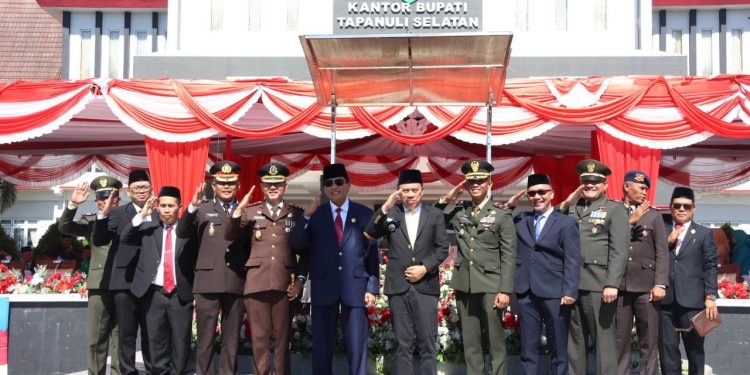 Pemkab Tapsel Peringati Hari Lahir Pancasila Secara Khidmat