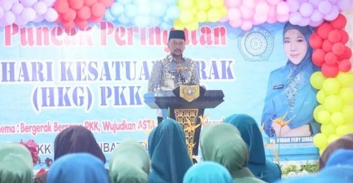 Bupati Fery Sahputra Ajak Kader PKK Jadi Pelita Pembangunan Keluarga dan Masyarakat