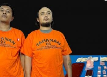 Dua Pengedar Narkoba Dibekuk Dalam Penggerebekan di Jalan Tambun Barat, Pematang Siantar