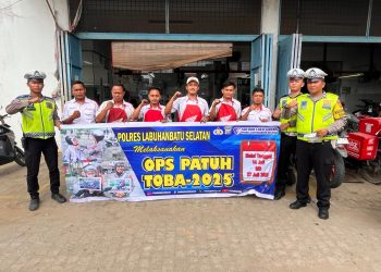 Satlantas Polres Labusel Gencar Laksanakan Dikmas Lantas, Sasar Showroom, Masyarakat, dan Radio Lokal dalam Operasi Patuh Toba 2025