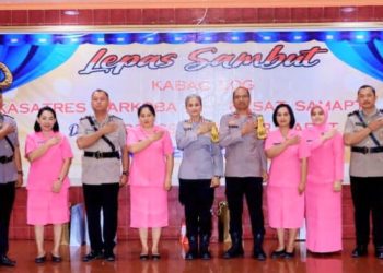 Kapolres Kota Pematangsiantar Pimpin Sertijab Kabag Log, Dua Kasat Dan Satu Kapolsek