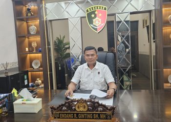 DPO 2 Tahun PJ Kades PJ Kades Sukadame 2019-2021 Akhirnya Menyerahkan Diri Kepolres Labusel