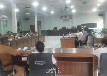 Rapat Gabungan Komisi I Dan III Tekankan Penanggulangan Narkoba Pada Camat di Delapan Kecamatan